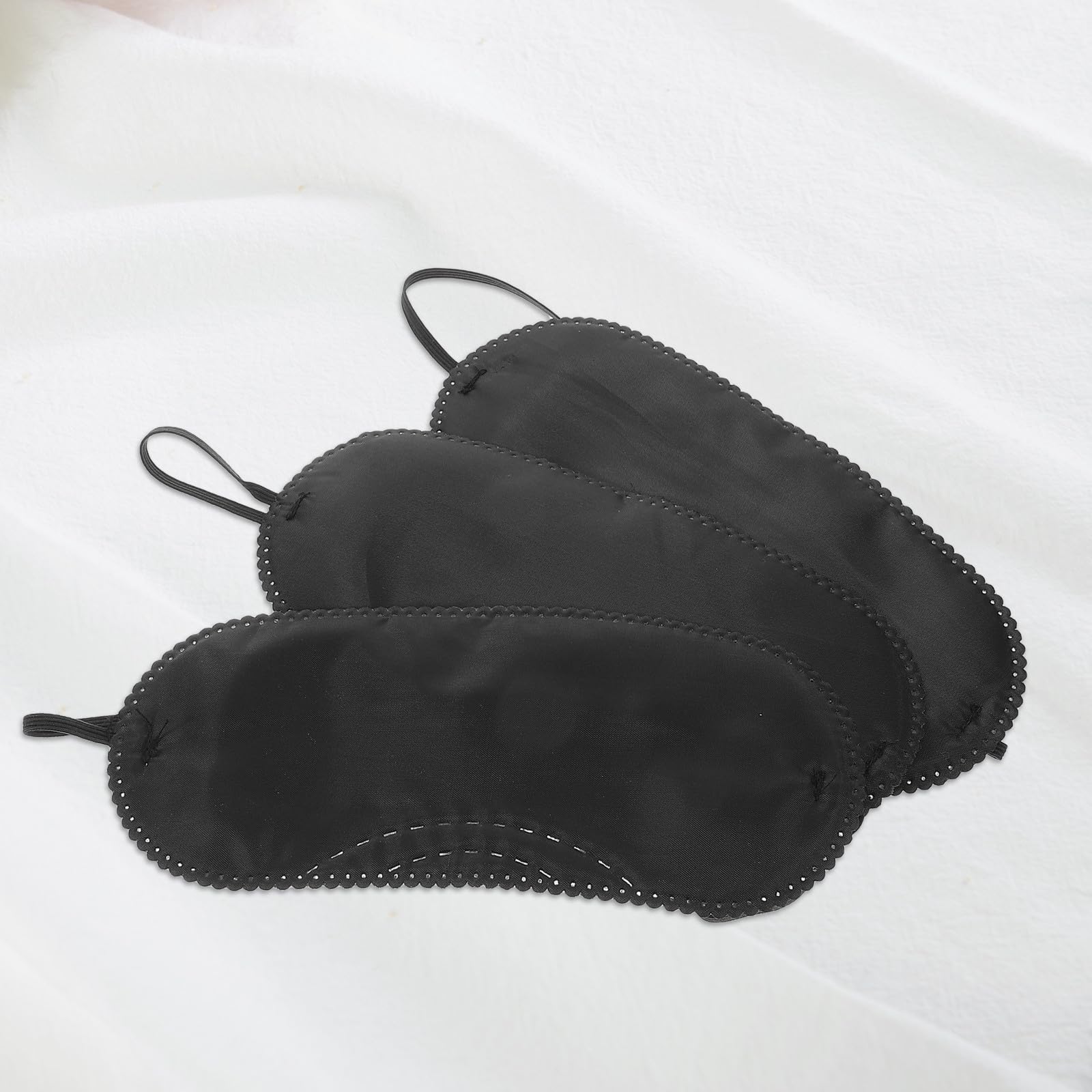 Maschera per Occhi con Cinturino Regolabile ed Elastico Nero 12 Pezzi per Giochi da Tavolo Morbida e Confortevole per Feste e Riunioni di Famiglia