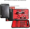 QLNE Manicure and Pedicure Set (Red)