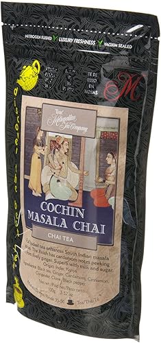 Miniatura 5 de Metropolitan Tea Discovery - Paquete de té suelto, Cochin Masala Chai Chai, 100 gm