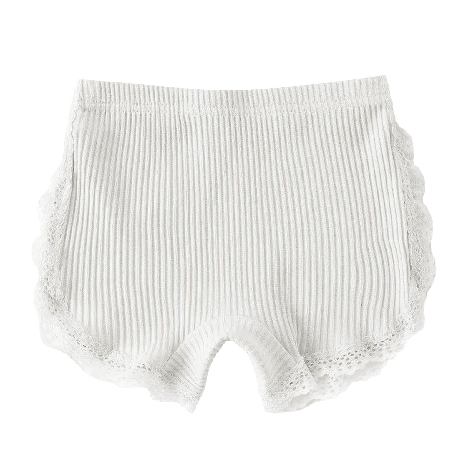 Girls Boyshorts anties Kids Toddler Cute Ruffle Lace Underwear oxer Briefs Solid Cotton Biker Shorts Summer Clothes