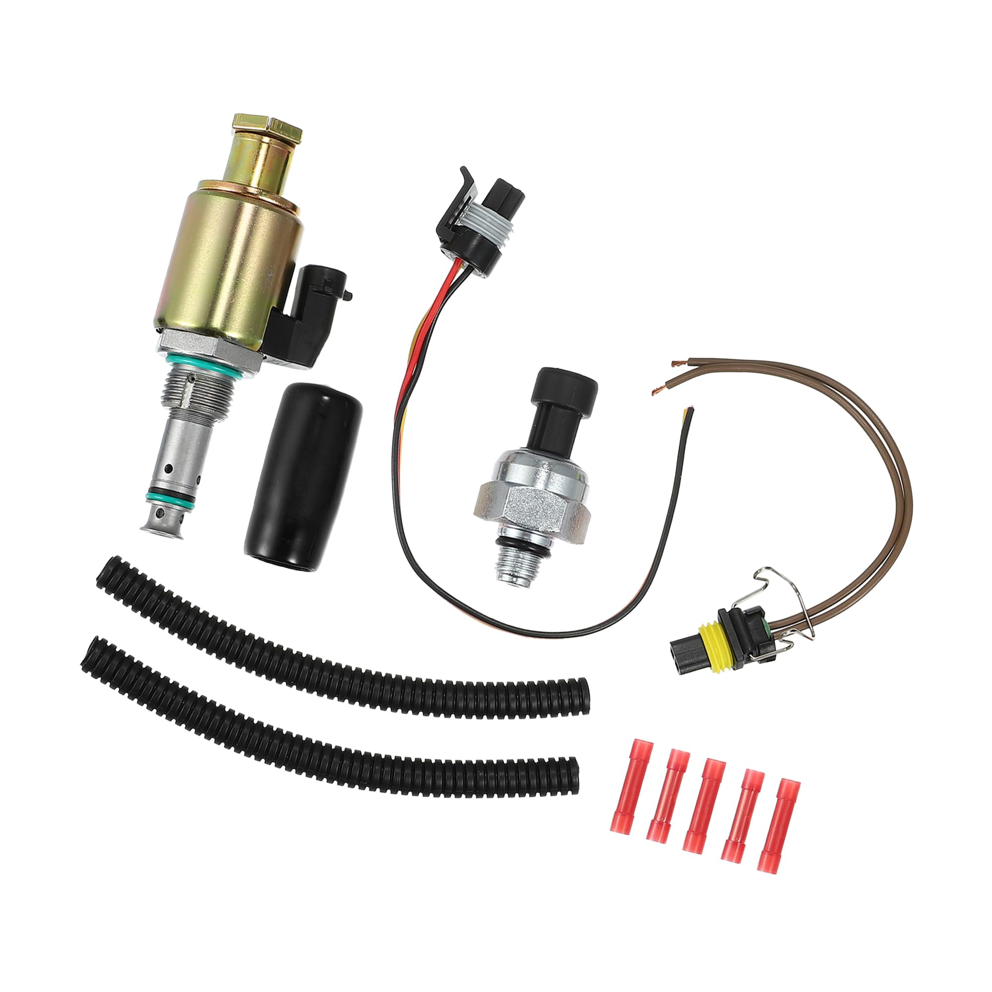 Hihaha NO F81Z9C968AB 7.3L Fuel Injection Pressure Regulator and ICP Sensor for Ford E350 Econoline for Excursion F150 F250 F350 Super Duty/Durable / 1 Set