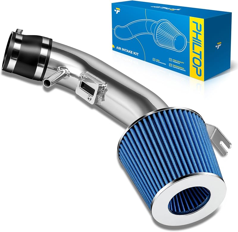 Kit de admissão de ar frio PHILTOP 3" azul para Nissan Altima 2.5L 2007 a 2012 – 1 conjunto