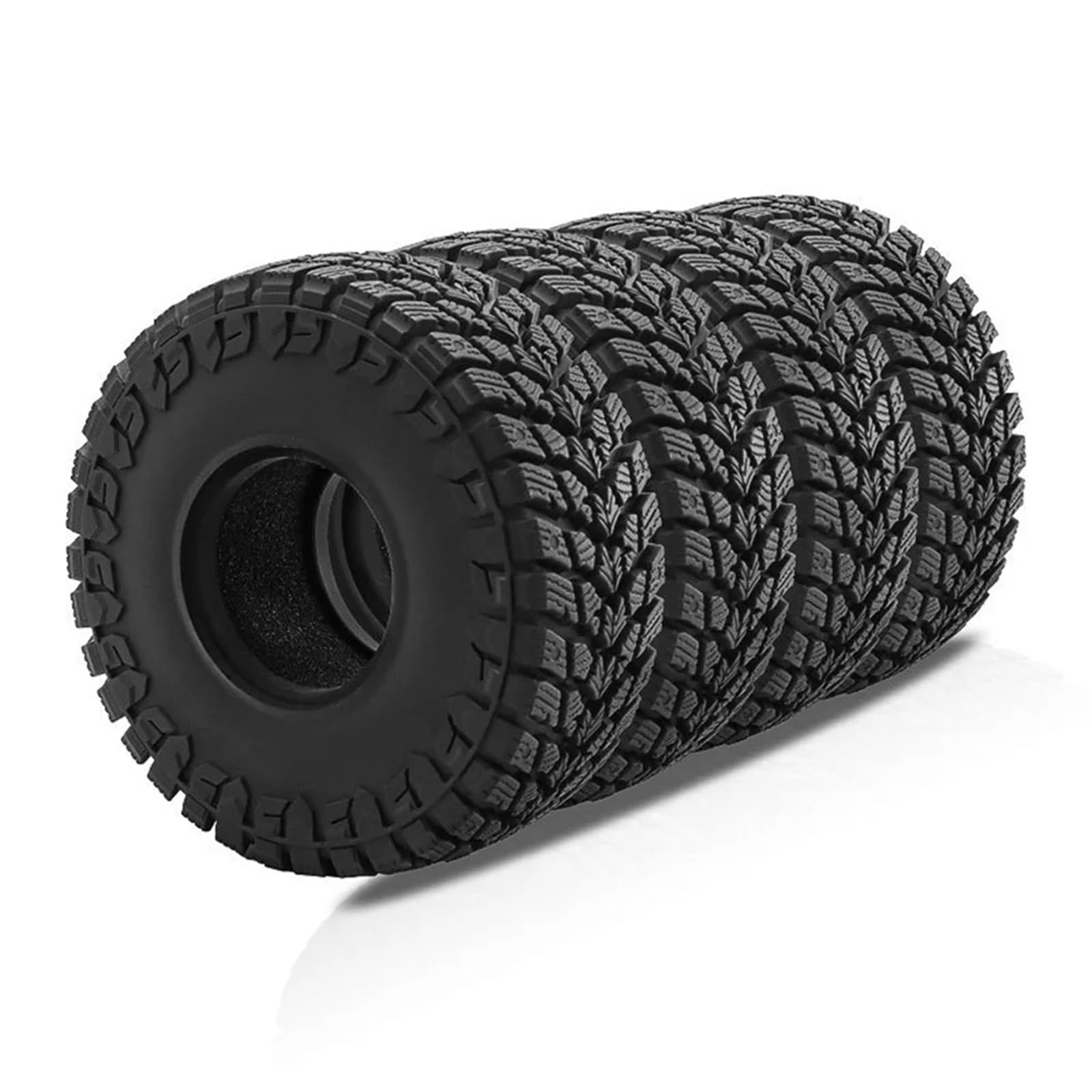 Per SCX10 Per FMS Per TRX-4 1/10 1/12 4 Pz Pneumatici In Plastica 1.9in Universale RC Auto FAI DA TE Aggiornamento Di Conversione ModelloAccessori RC Ruote Gomma