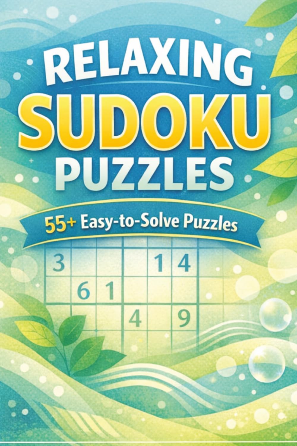 Relaxing Sudoku Puzzle Book: Easy Sudoku Puzzles to Unwind, Relax Your Mind, and Find Peace | 6x9 Inches, 125 Pages | 55+ Puzzles | Solutions Included