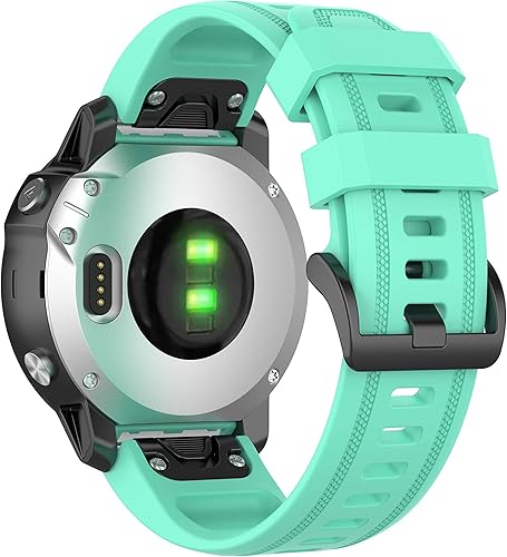 Miniatura 4 de TenCloud Compatible con Fenix 7X Bands 1.024 in silicona Sport Band repuesto para Garmin Fenix 7X6X Zafiro5X PlusTactix 7 Pro Smartwatches