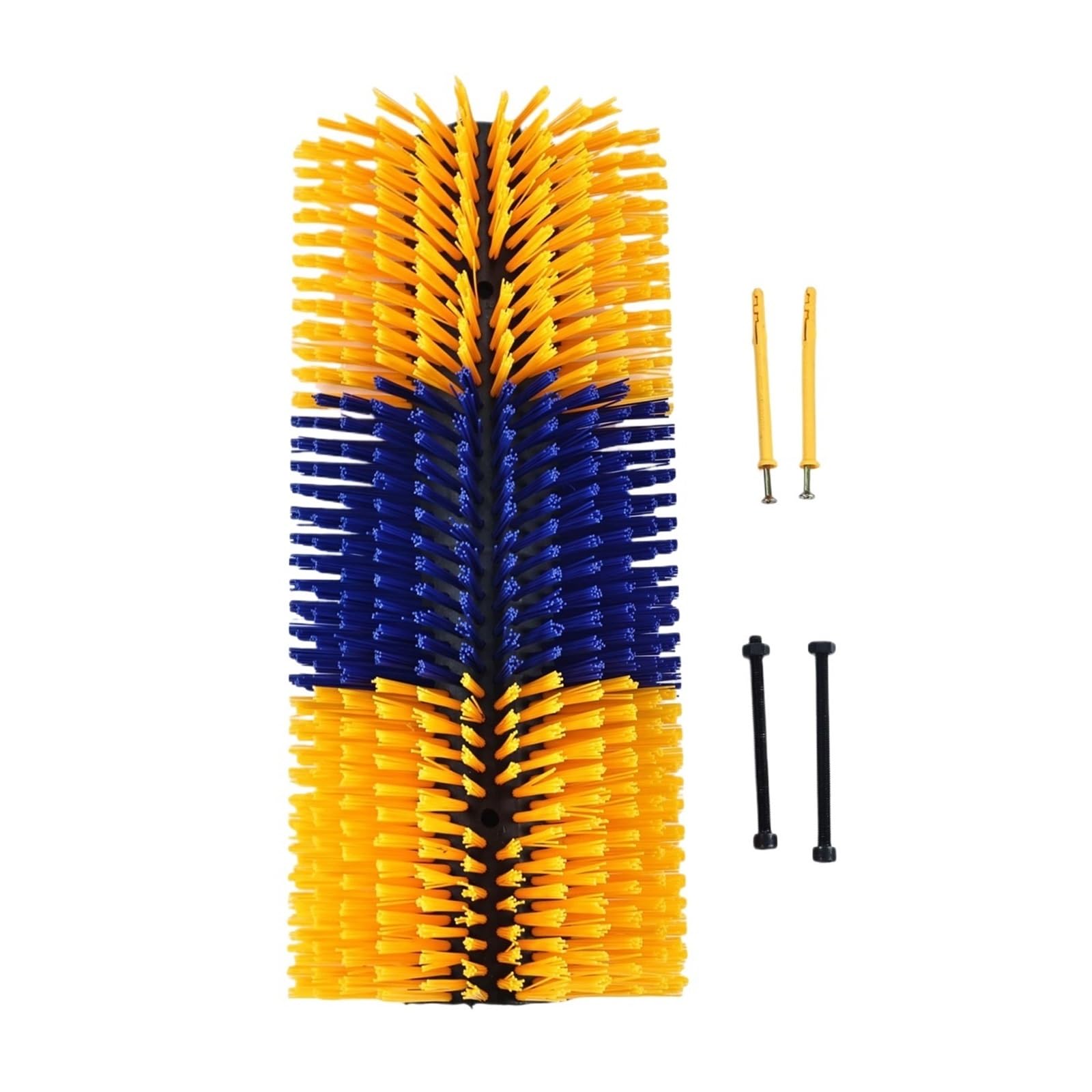 Generico Attrezzi for grattare Cavalli e Bestiame, spazzole for(Yellow)