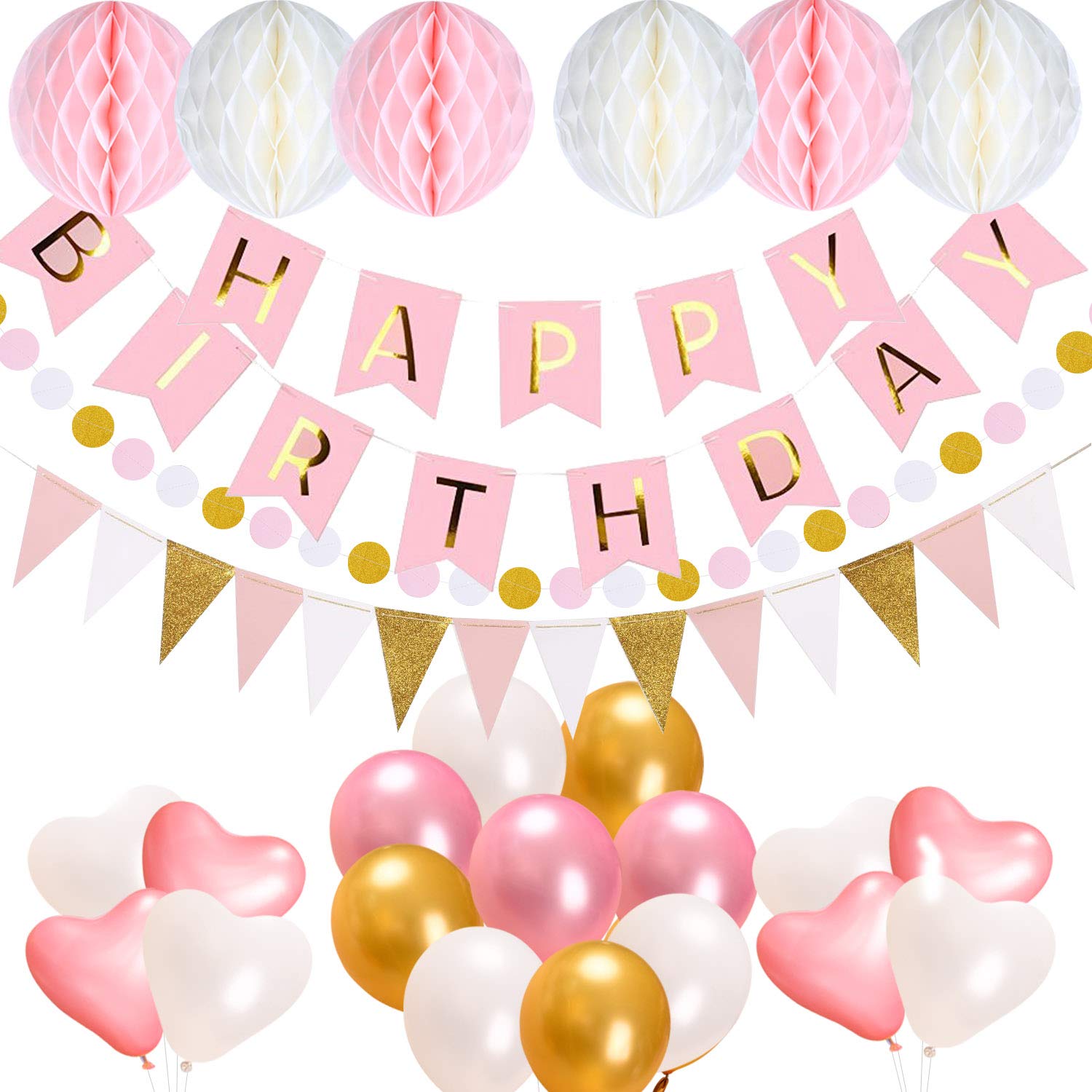 Acetek Birthday Party Supplies Decorations Happy Birthday 13