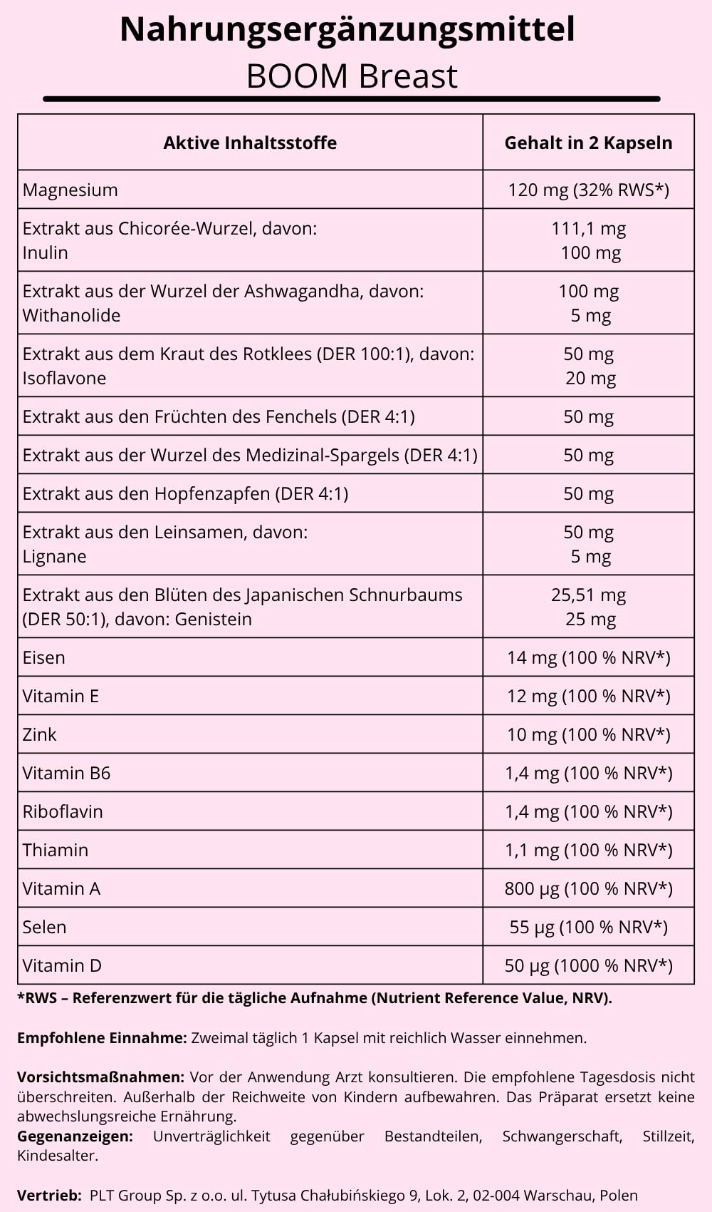 BoomBreast - Suplemento dietético 60 Cápsulas (2)
