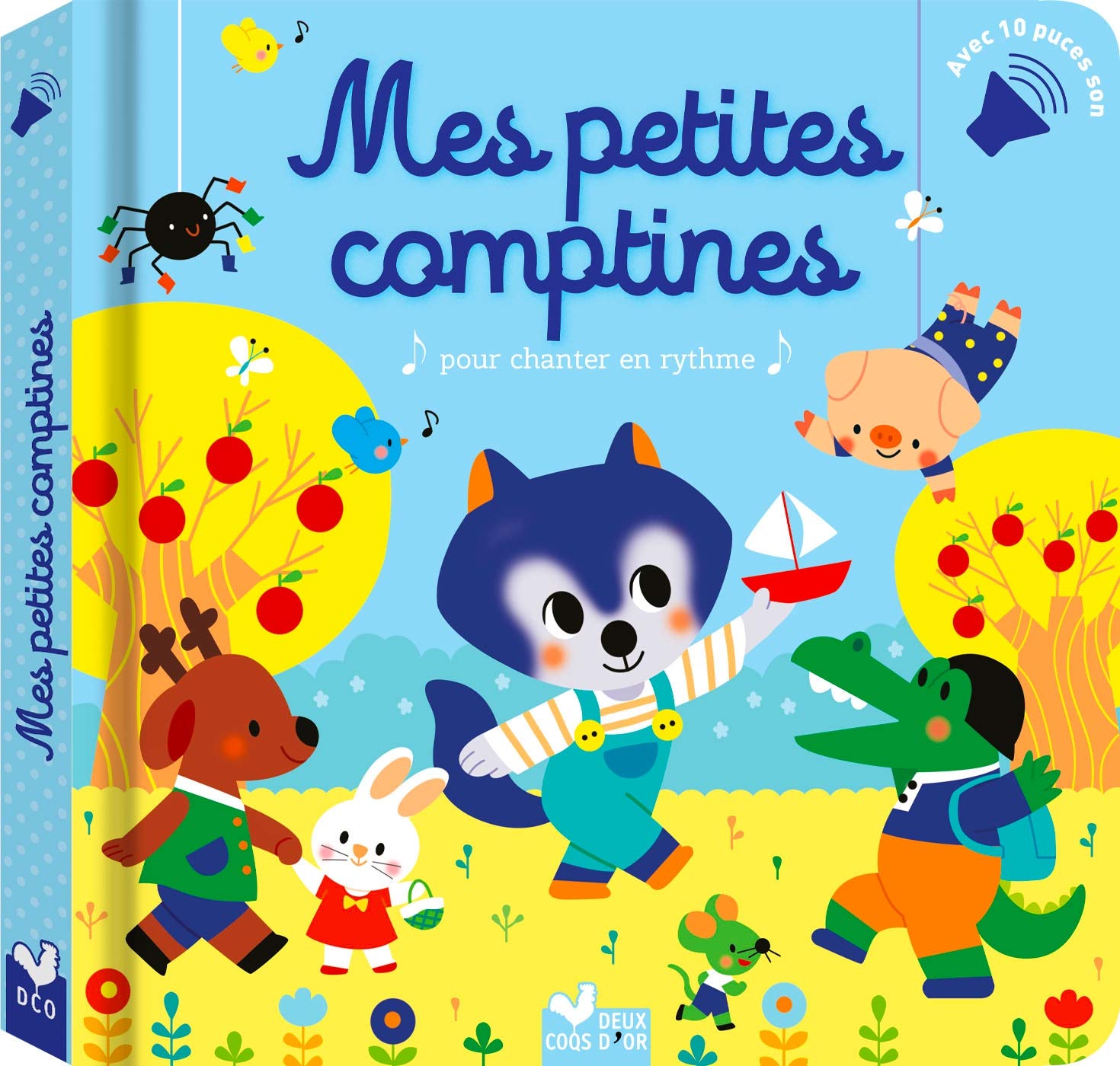 Mes petites comptines - livre avec puces sonores: Pour chanter en rythme