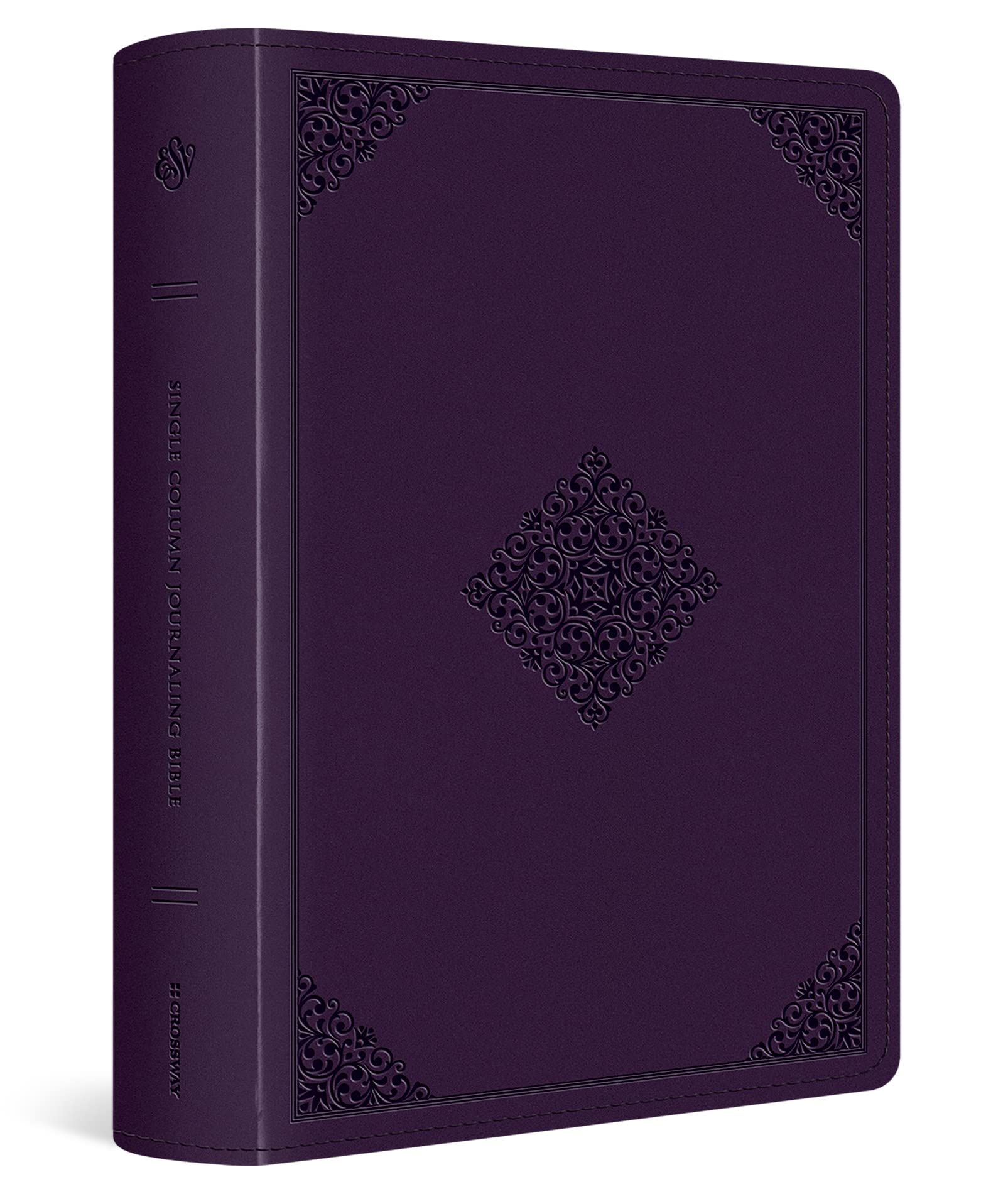 ESV Single Column Journaling Bible, Large Print (TruTone, Lavender, Ornament Design): English Standard Version, Single Column Journaling Bible