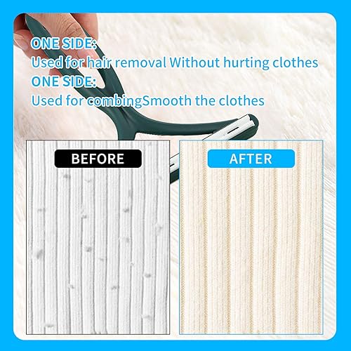 Miniatura 4 de Removedor de pelo de mascotas para sofá, 4 unidades de removedor de pelo de gato, removedor de pelo de perro para sofá, limpiador de pelusa