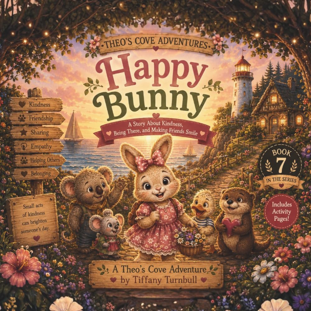 Happy Bunny: A Story About Kindness, Being There, and Making Friends Smile (Theo's Cove Adventures)