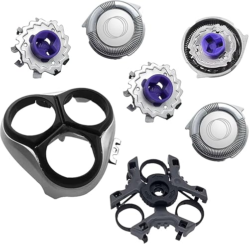 Miniatura 7 de Conjunto de cabezal de repuesto completo HQ8 actualizado 2024 para Philips Norelco PT720 PT721 PT722 PT723 PT724 PT725 PT726PT728 PT729 PT730