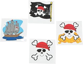 Pirate Tattoos Favors 36 per package [Toy] Price In India