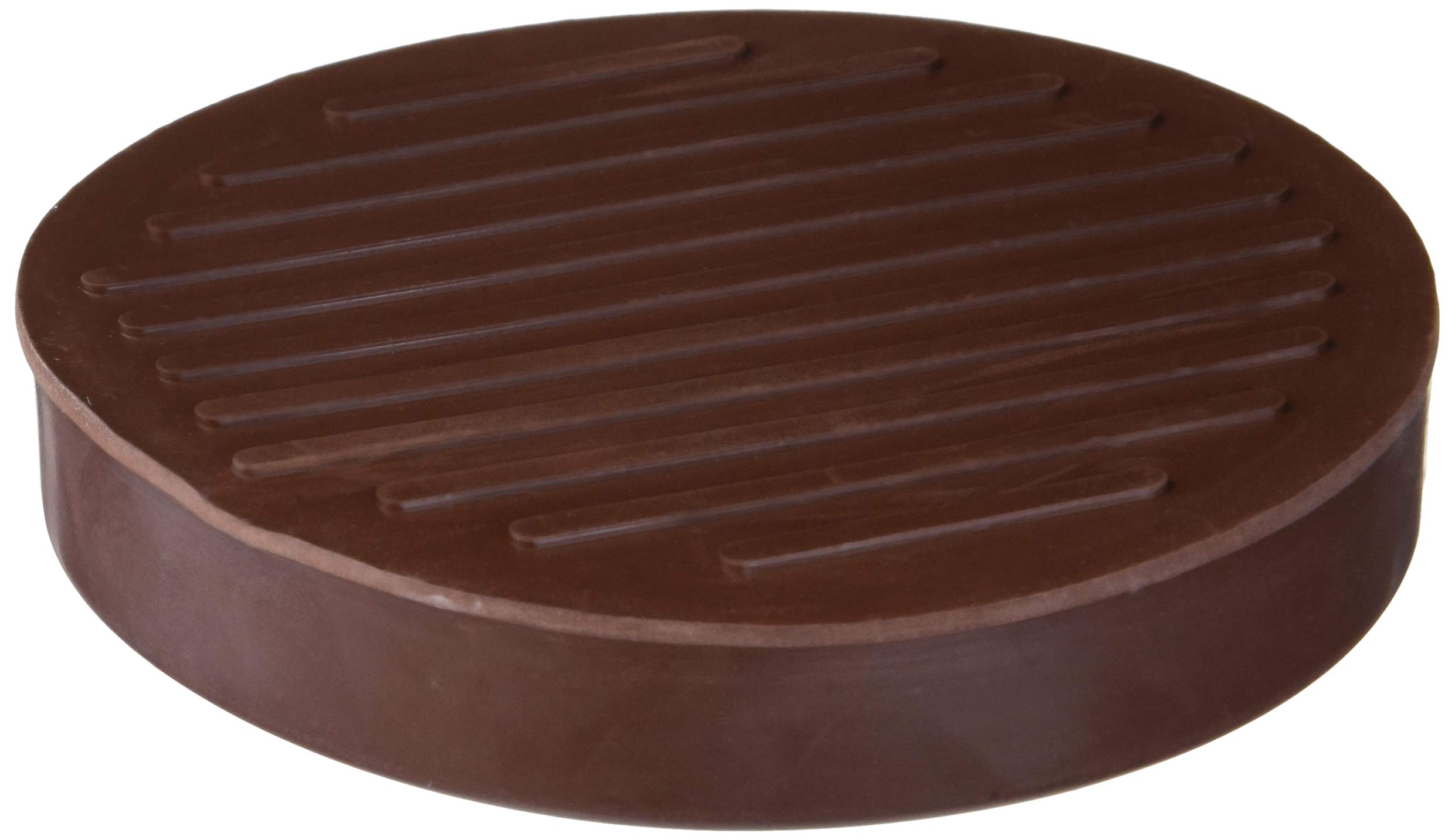 Shepherd Hardware9067E 9067 3-Inch Round Rubber, Brown, 2-Pack Furniture Cup, 3"
