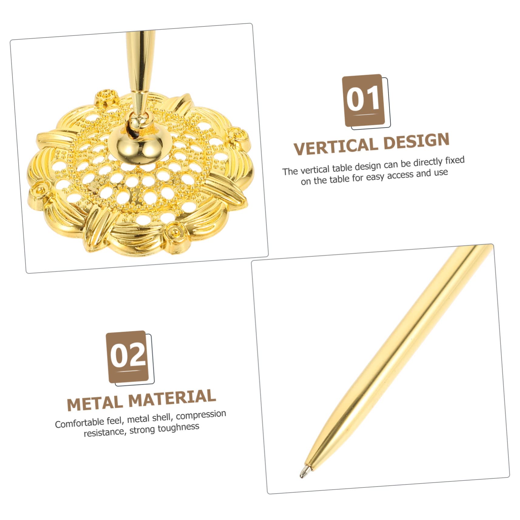 6pièces Stylo De Signature Professionnel Pour Bureau Banque Et Hôtel Accessoire Élégant Pour Écriture