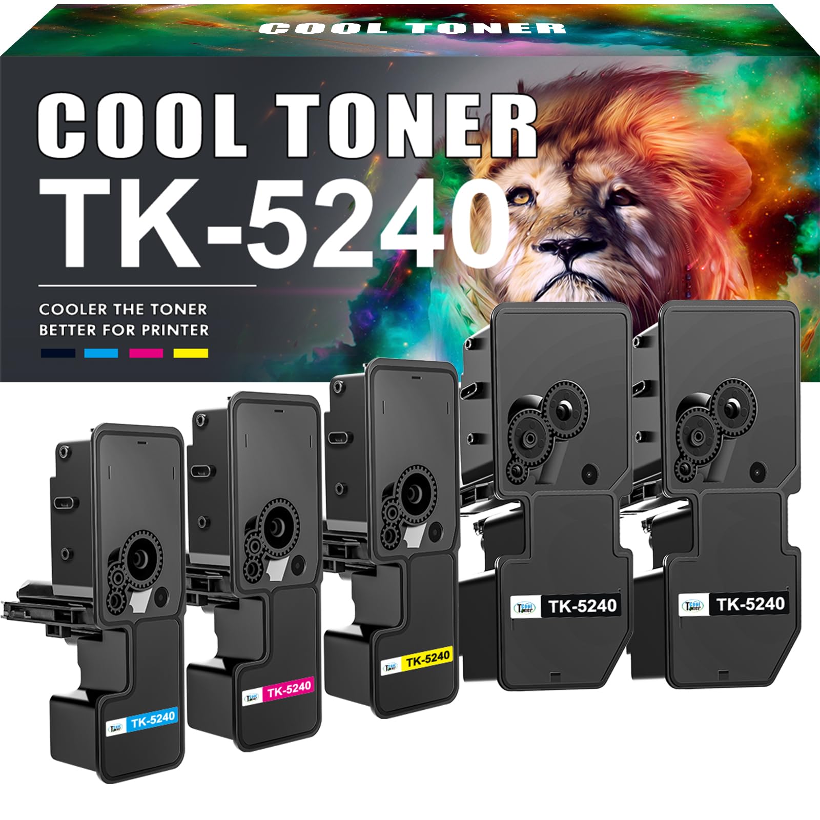 054H 054 Kompatibel für Canon 054H Toner für i-SENSYS MF643Cdw MF641Cw MF645Cx MF642Cdw MF644Cdw MF641CW LBP622Cdw MF640 LBP620 (Schwarz Cyan Gelb Magenta, 4er-Pack)