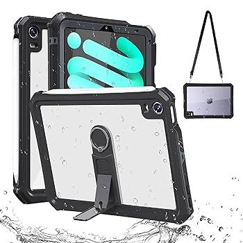 梱包水漏れ防止のみ　美品 iPad mini 第6 世代　64gb Amazon.co.jp: Doo 昇級版 iPad mini A17 Pro 防水ケース 2024