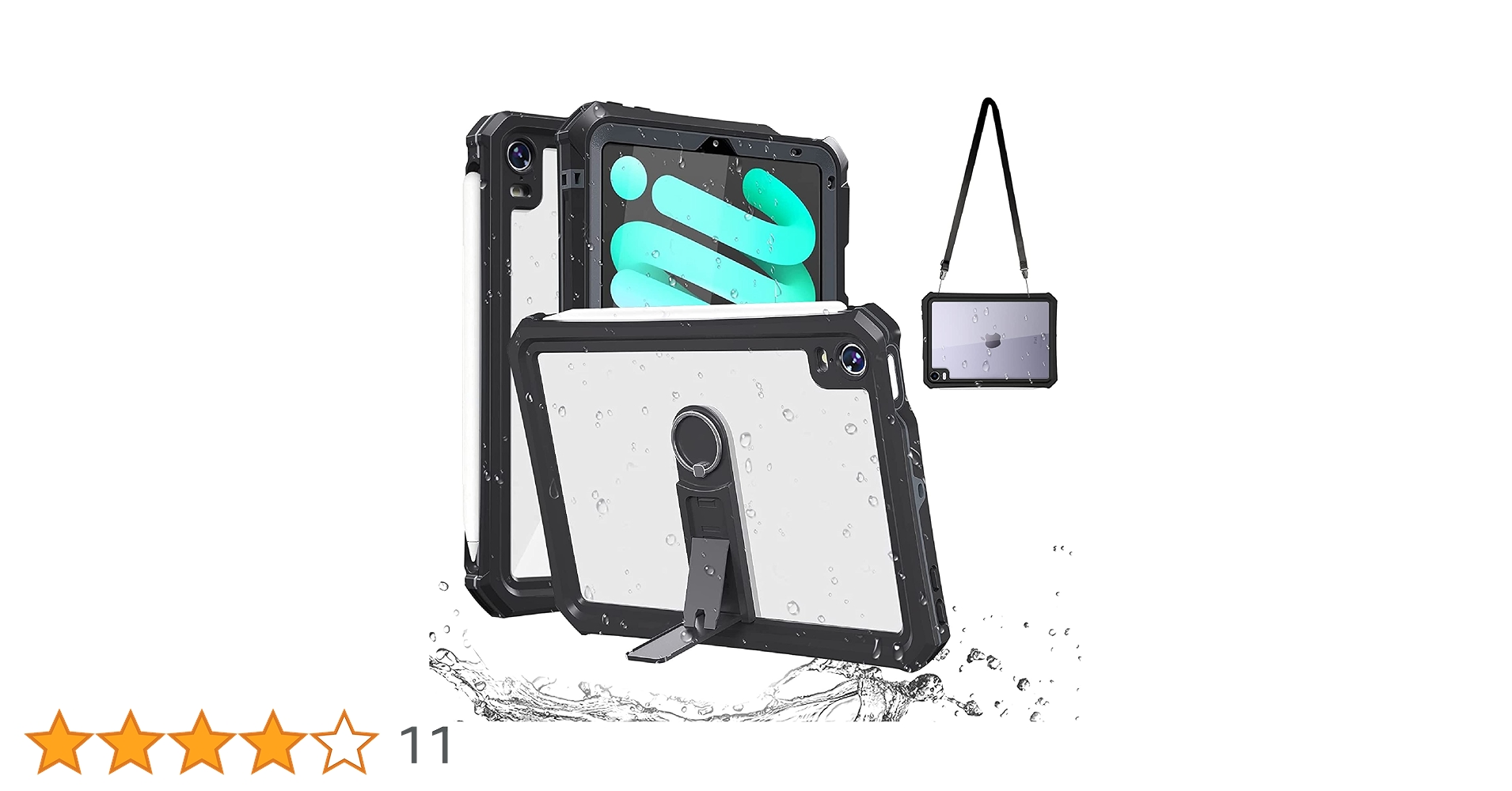 梱包水漏れ防止のみ　美品 iPad mini 第6 世代　64gb Amazon.co.jp: Doo 昇級版 iPad mini A17 Pro 防水ケース 2024