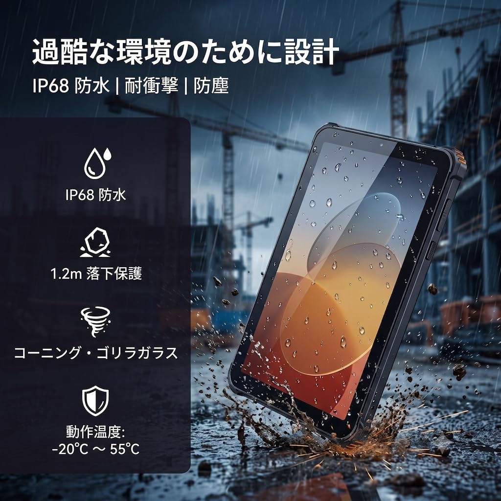 Amazon.co.jp: OUKITEL RT3 Pro 防水タブレット 8インチ Android 14