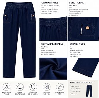 Women's Jeans Pull-On Stretch Denim Pant Plus Size 10–24