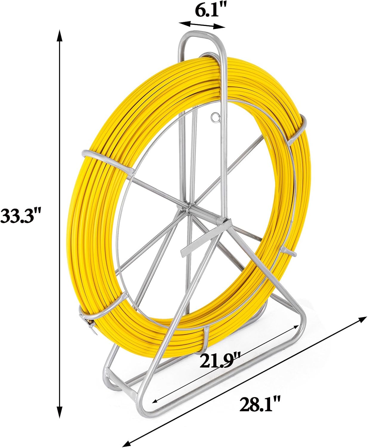 70% оƒƒ Dіѕсоunt Happybuy Fish Tape Fiberglass 8MM 492FT, Duct Rodder Fish Tape Puller Fiberglass Wire Cable Running with Cage and Wheel Stand,Durable Steel Reel Stand,Fish Tape Min Bending Radius 13 inch/330 mm 🛒 Crаzу Dеаlѕ Happybuy Fish Tape Fiberglass 8MM 492FT, Duct Rodder Fish Tape Puller Fiberglass Wire Cable Running with Cage and Wheel Stand,Durable Steel Reel Stand,Fish Tape Min Bending Radius 13 inch/330 mm