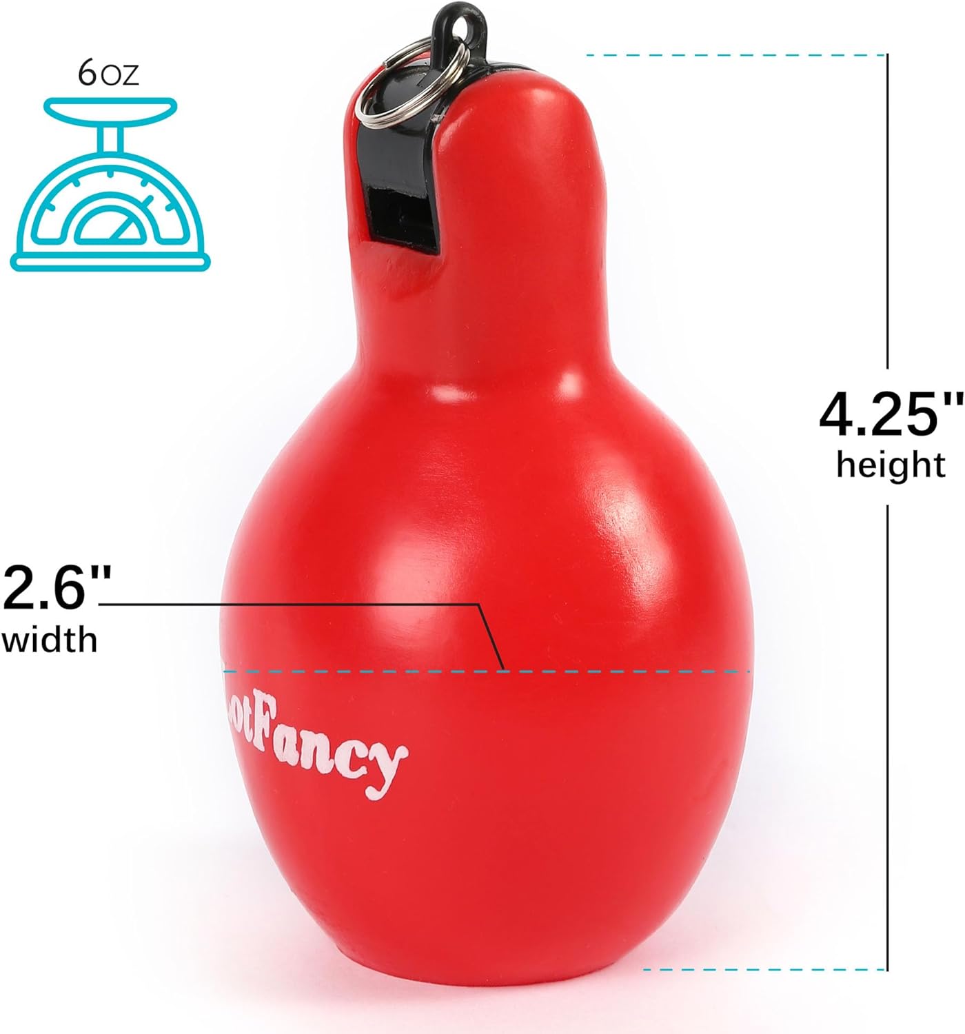 LotFancy Hand Squeeze Whistles, 2 Pack Coach Whistle for Coaches Referees, Hand-held Outdoor Indoor Sports Whistle, Soft PVC