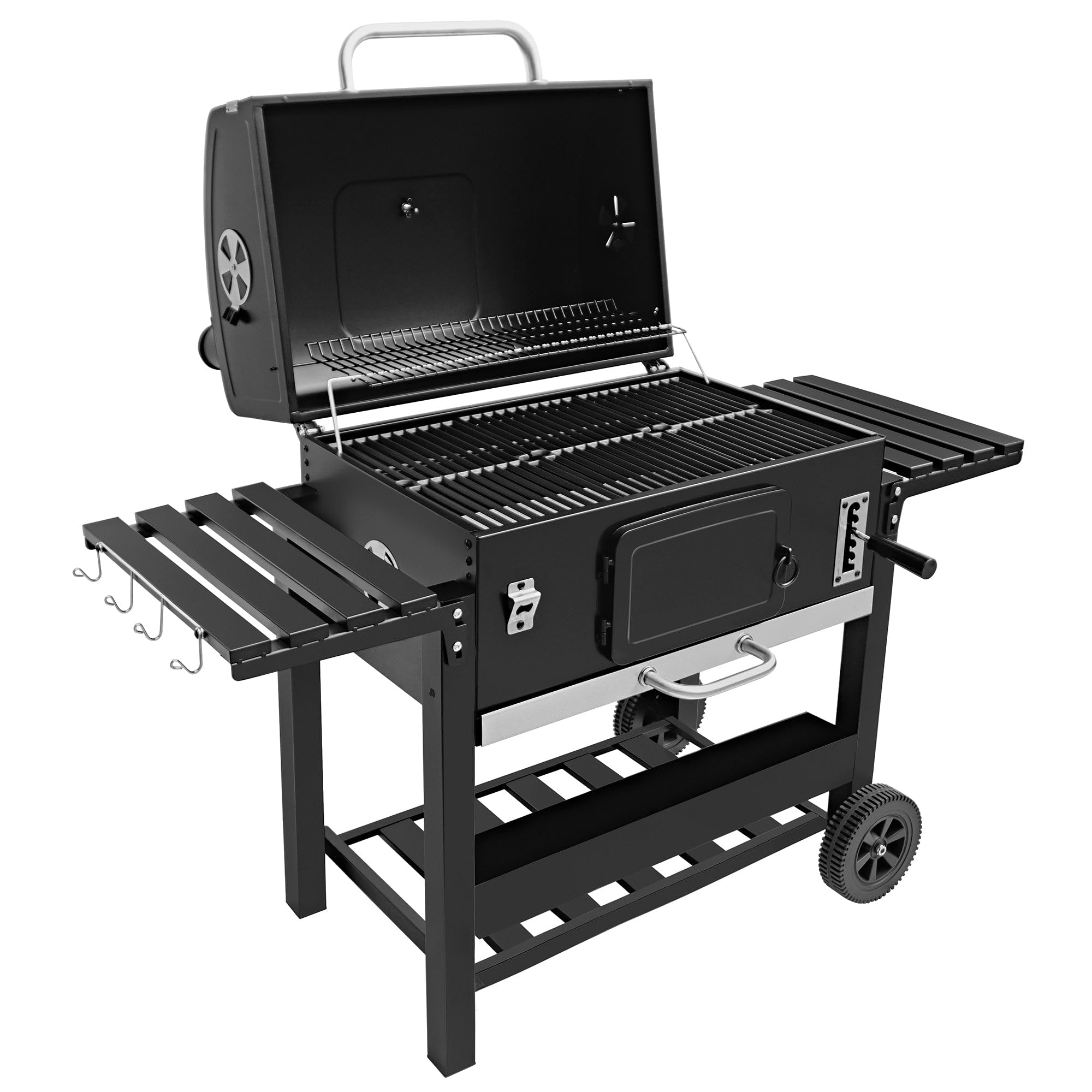 XXL grill wędzarniczy BBQ, przenośny, do użytku na zewnątrz i do ogrodu