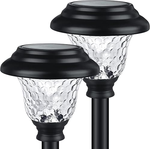 Luces de jardín solares para exteriores, encendido y apagado automático, impermeables , iluminación solar de paisaje para senderos, caminos, patio y