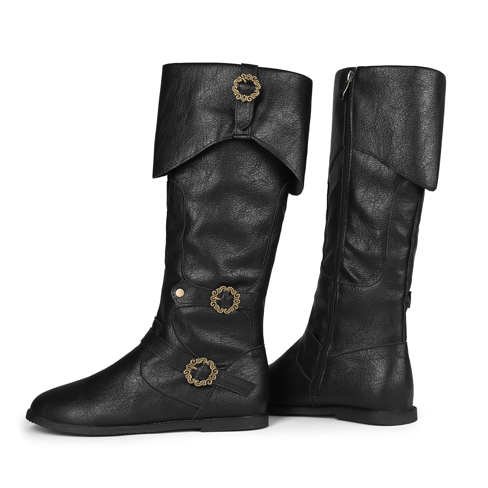 Unisex Cosplay Stiefel Flach