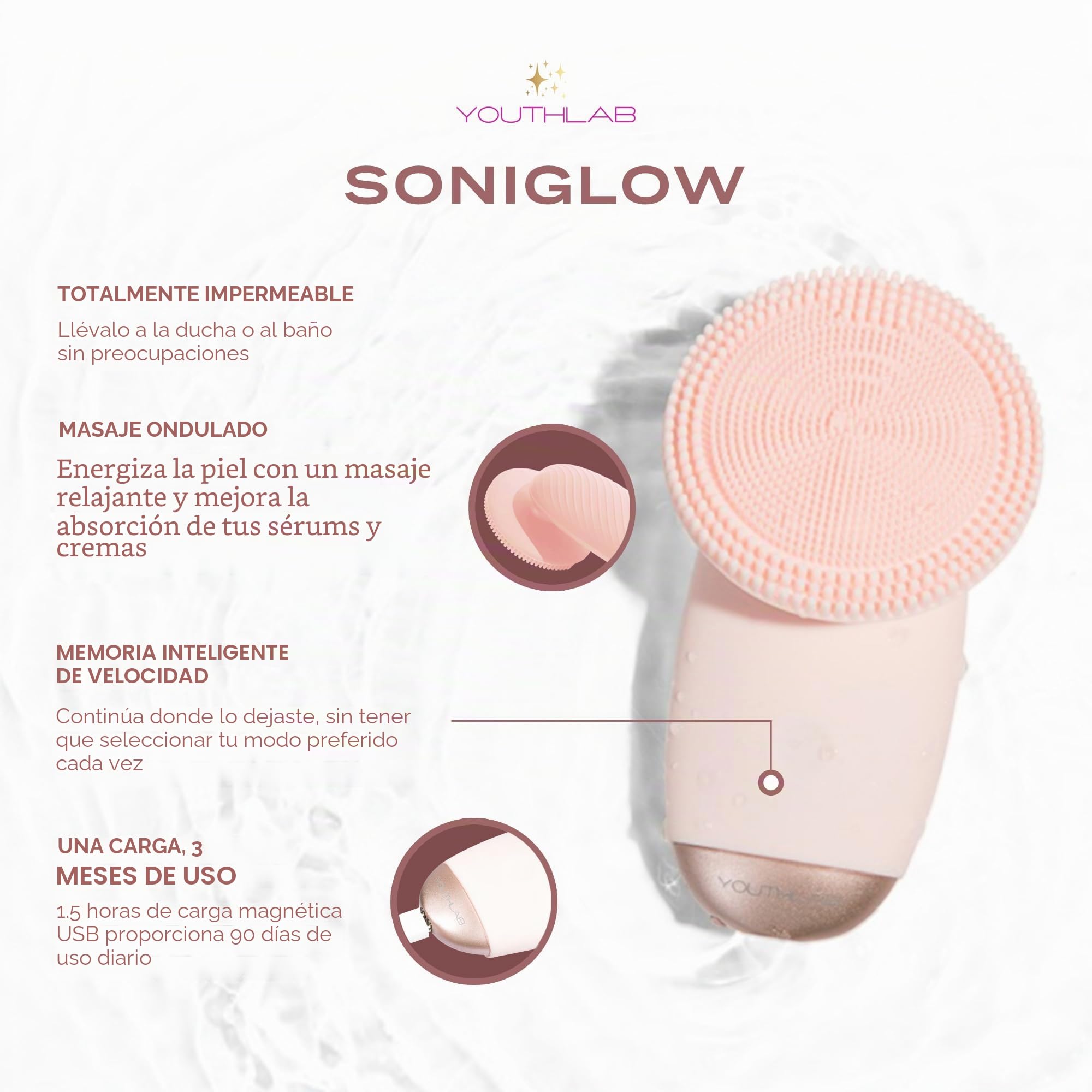 YOUTH LAB Powered Facial Cleansing Brush