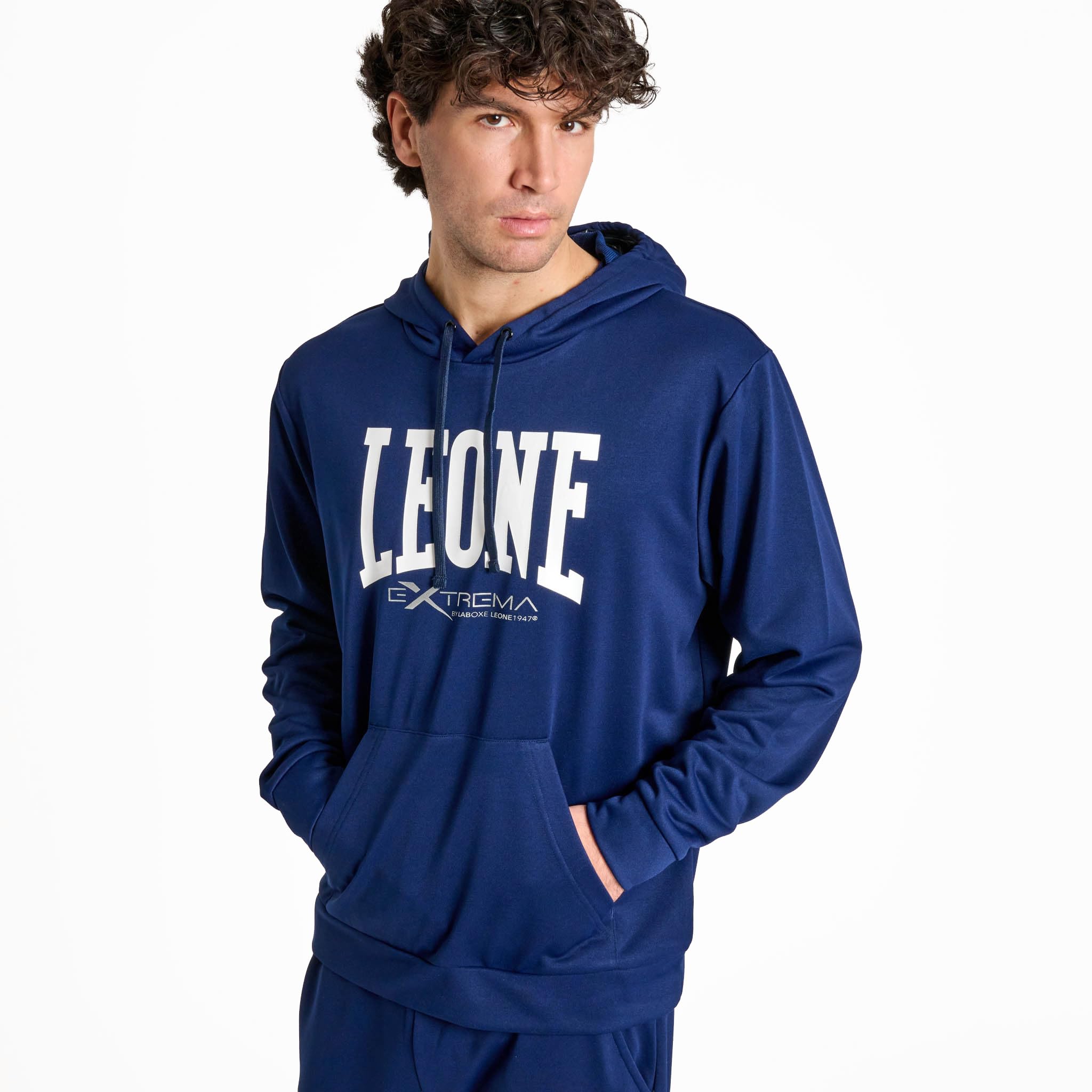 Leone 1947 Abx104 Unisex Adult Logo Hooded Sweatshirt (Pack of 1)
