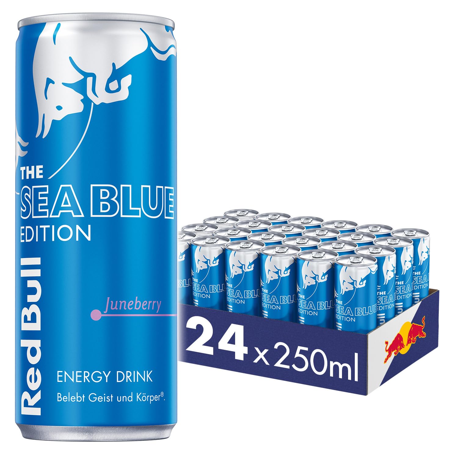 Red Bull Energy Drink, Juneberry Edition, 24 x 250 ml, Dosen Getränke 24er Palette, OHNE PFAND