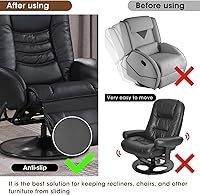 Vista 4 de Almohadillas reclinables para suelos de madera dura, almohadillas antideslizantes para muebles para suelos de madera, protectores de suelo