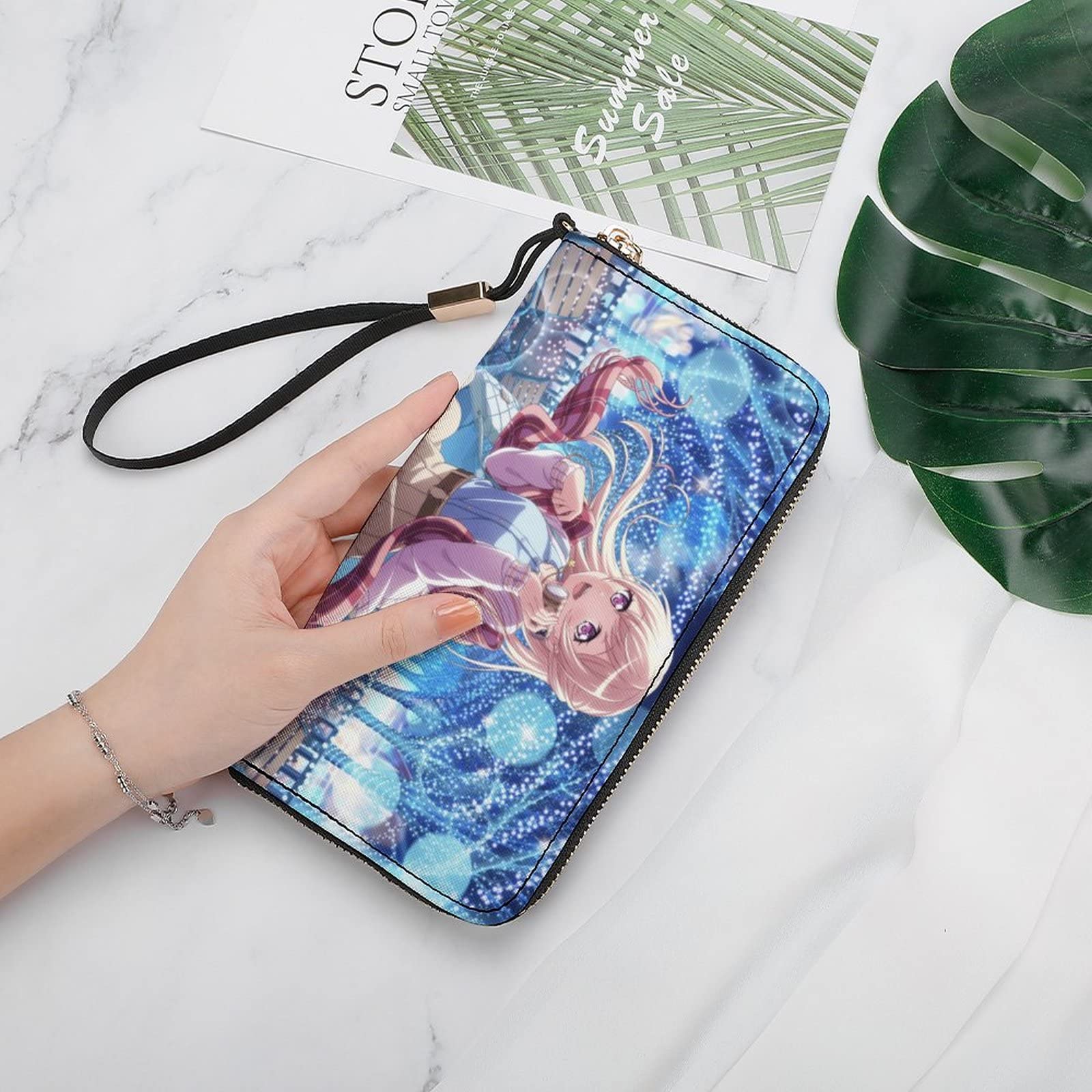 Amazon.co.jp: バンドリ 白鷺千聖 財布 レディース 長財布 財布 メンズ