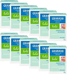 Granado Sabonete Glicerinado Bebê, Erva-Doce, 90g, 12 Unidades