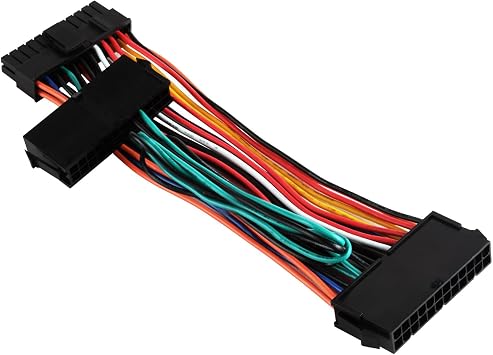 محول التيار الكهربائي ثنائي 24pin بتقنية SilverStone لاستخدام وحدتي PSU مرة واحدة في Cryptocoin Mining PP10