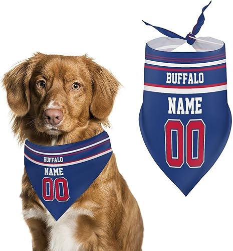 Miniatura 25 de San Francisco - Bandana personalizada para perro, diseño personalizado, nombre, número, bufanda, regalos de fútbol para perros y gatos