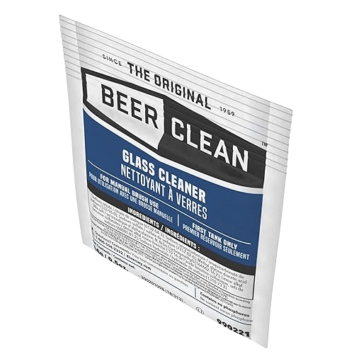 Miniatura 5 de 990221 Limpiador de vidrio para cepillado manual, utensilios de bar de restaurante y sistema de limpieza de vidrio, paquetes de polvo, 0.5 onzas (1