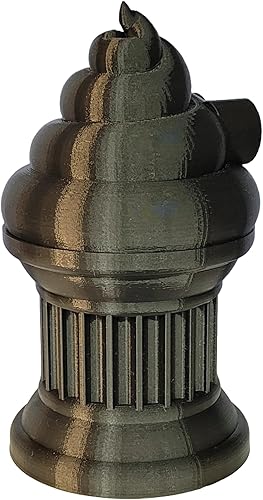 Miniatura 5 de Trofeo de emoji Poop  Premio o regalo perfecto  Hecho a mano con fabricación aditiva  6 pulgadas de alto  Con un emoji sólido de caca asegurado en