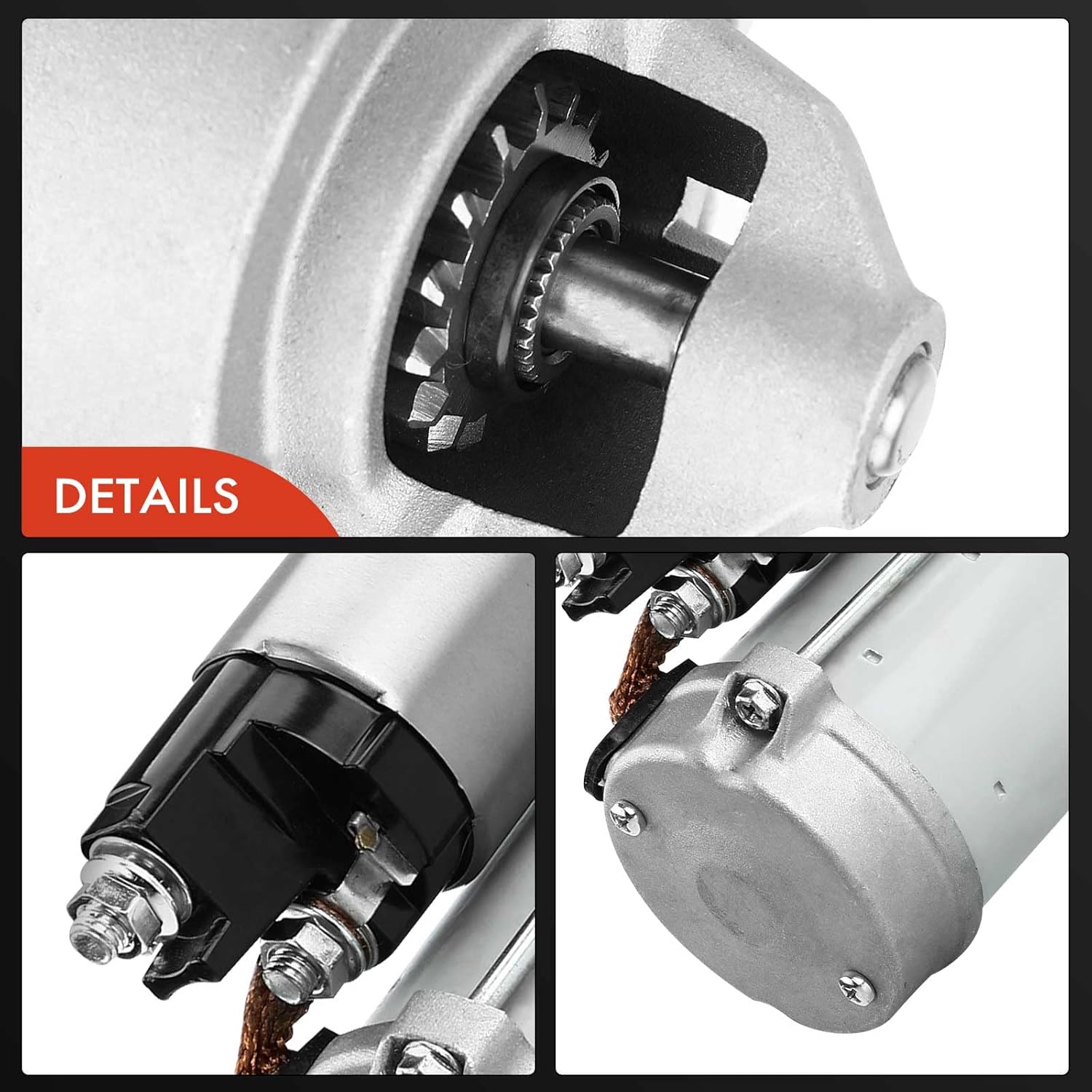 A-Premium Starter Motor for BMW X1 (16-19), X2 (19-22), Mini Cooper (14-20), Clubman (1.5L, 2.0L), Countryman (17-20) - 12V, 1.5KW, 15T CW