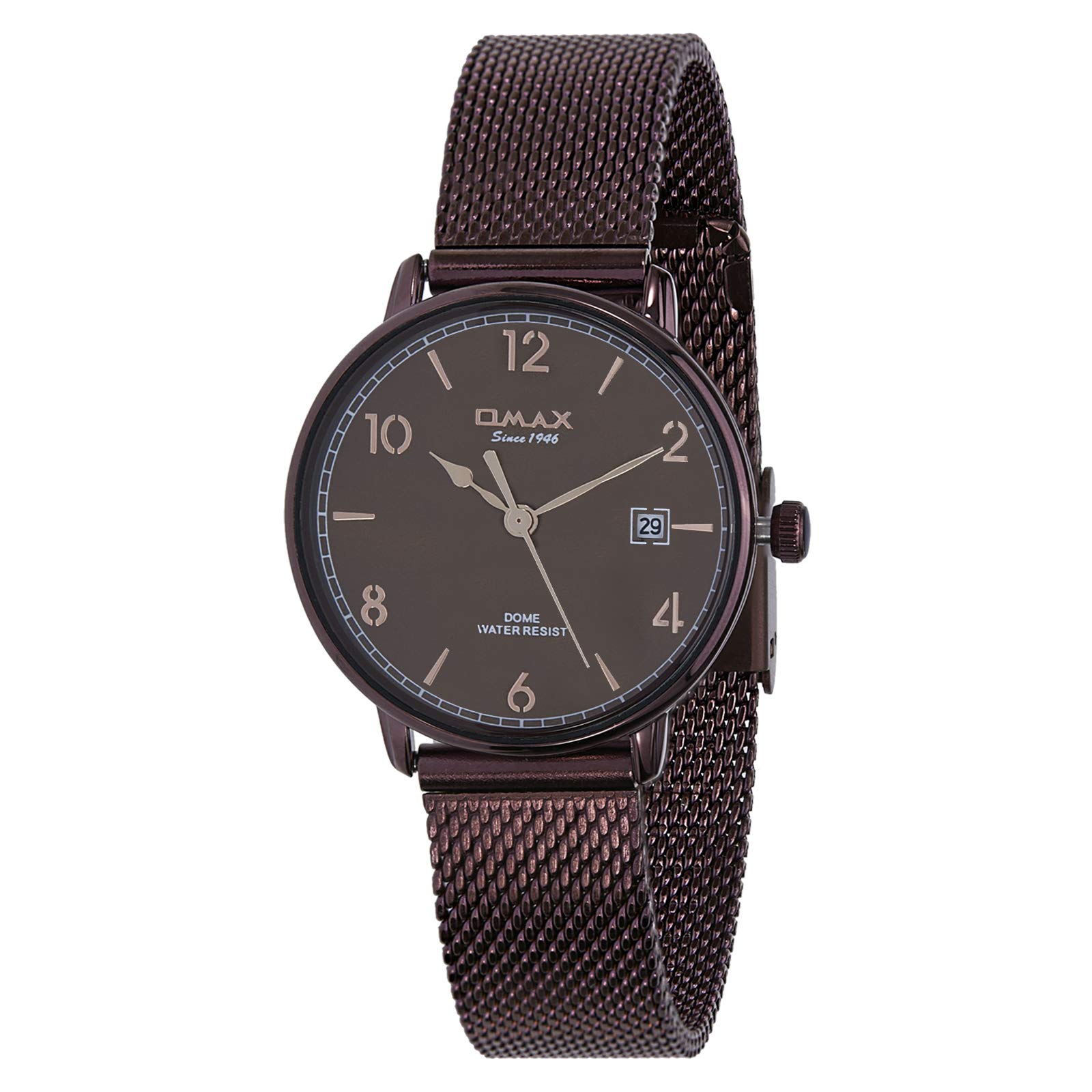 Women's Brown Dial Stainless Steel Band Watch - DCD004F55I