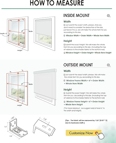Miniatura 6 de Yoolax Persianas inteligentes, persianas enrollables motorizadas, persianas automáticas para ventanas, persianas motorizadas compatibles con Alexa