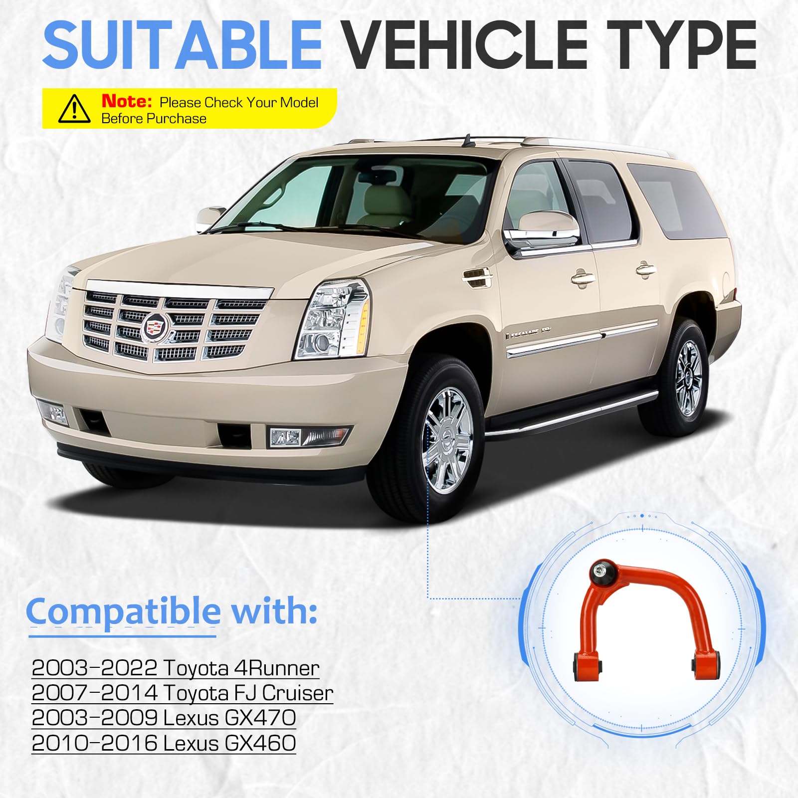 Brazos De Control Superiores Delanteros Para Elevaciu00f3n De