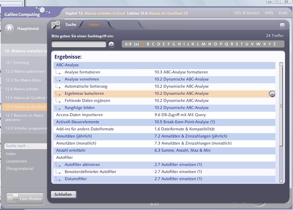 Excel 2007 professionell einsetzen. Das Video-Training für Controlling, Finanzplanung, Personalplanung, Büroeinsatz und Projektmanagement