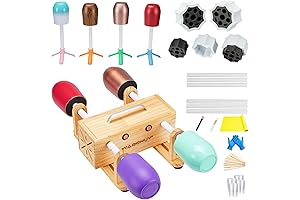 4 Cup Turner for Crafts Tumbler,Epoxy Glitter 4 arms Tumbler Full Kits