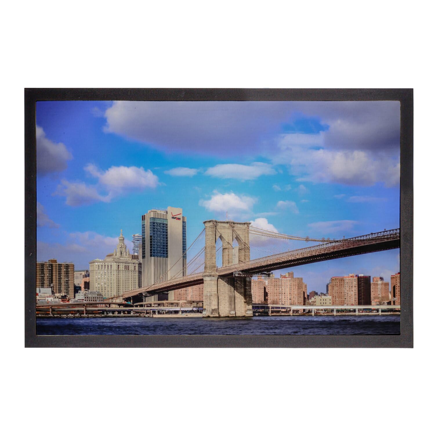 Paillasson Pont de Brooklyn 75x50cm pour une entrée moderne au style urbain new-yorkais