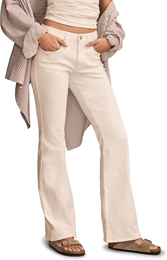 Lucky Brand Womens High Rise Curvy Flare