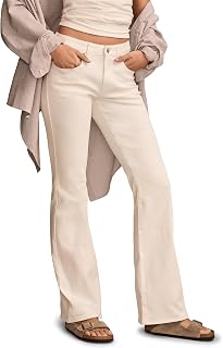 Womens High Rise Curvy Flare