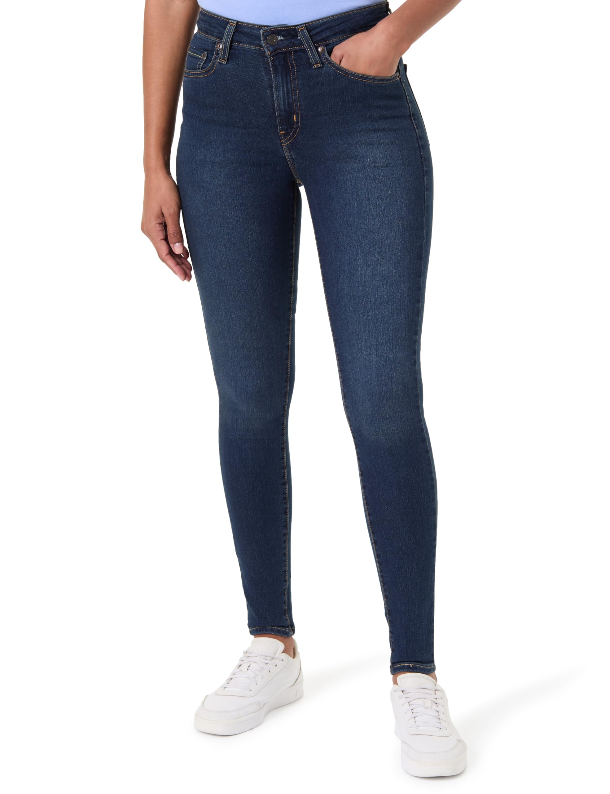 Levi's Damen Jeanshose 721 mit Stretch-Anteil, Skinny Fit, Blau (Eternal Indigo Drk Tint), W31/L32